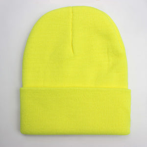Solid Unisex Wool Cap