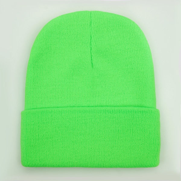 Solid Unisex Wool Cap