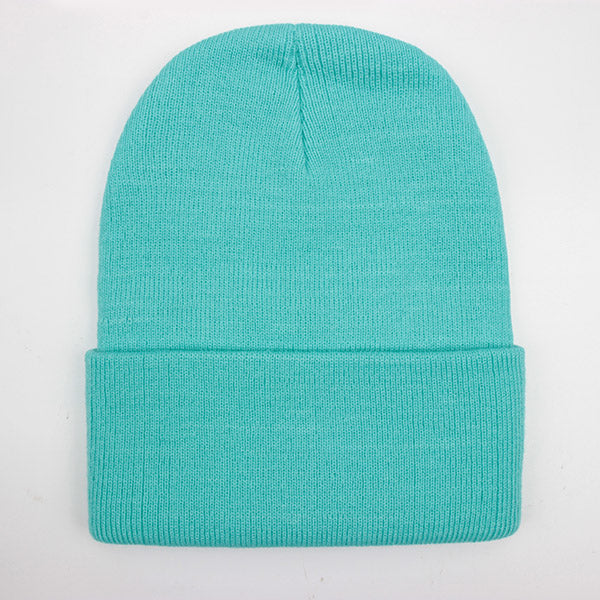 Solid Unisex Wool Cap