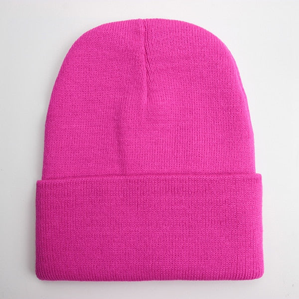 Solid Unisex Wool Cap