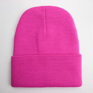 Solid Unisex Wool Cap