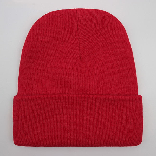 Solid Unisex Wool Cap