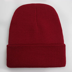 Solid Unisex Wool Cap