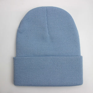 Solid Unisex Wool Cap