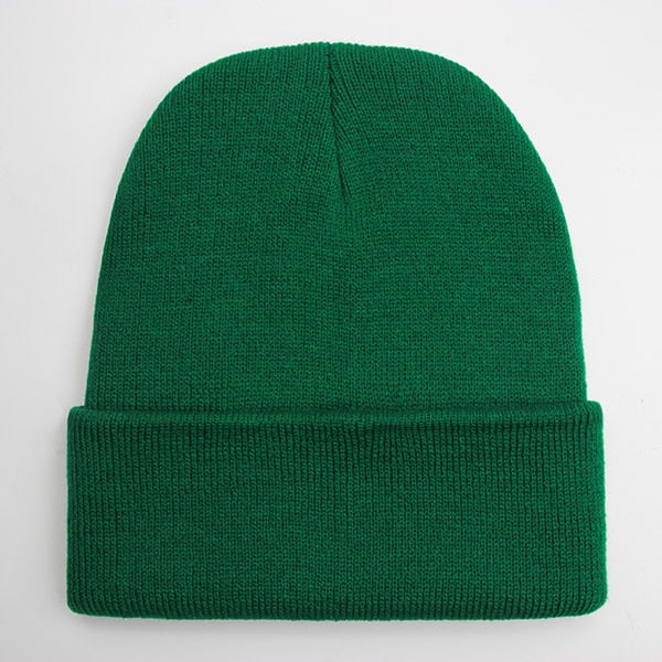 Solid Unisex Wool Cap