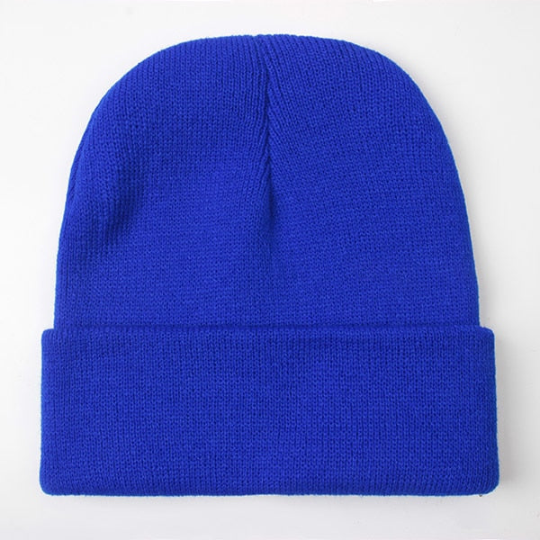Solid Unisex Wool Cap