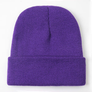 Solid Unisex Wool Cap
