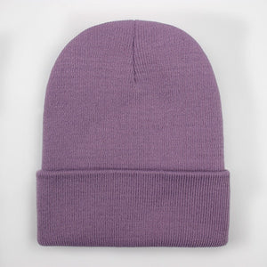Solid Unisex Wool Cap