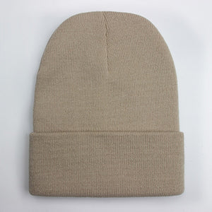 Solid Unisex Wool Cap