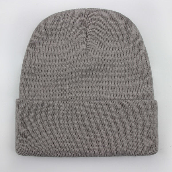 Solid Unisex Wool Cap