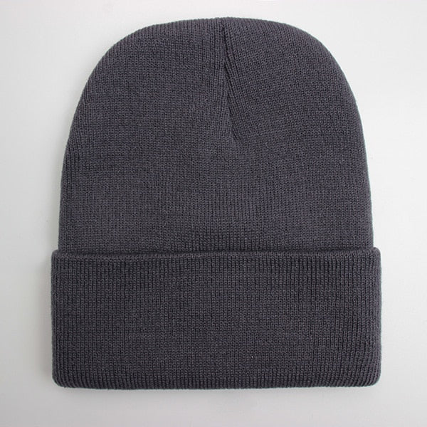 Solid Unisex Wool Cap