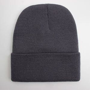 Solid Unisex Wool Cap