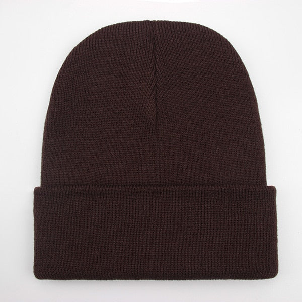 Solid Unisex Wool Cap