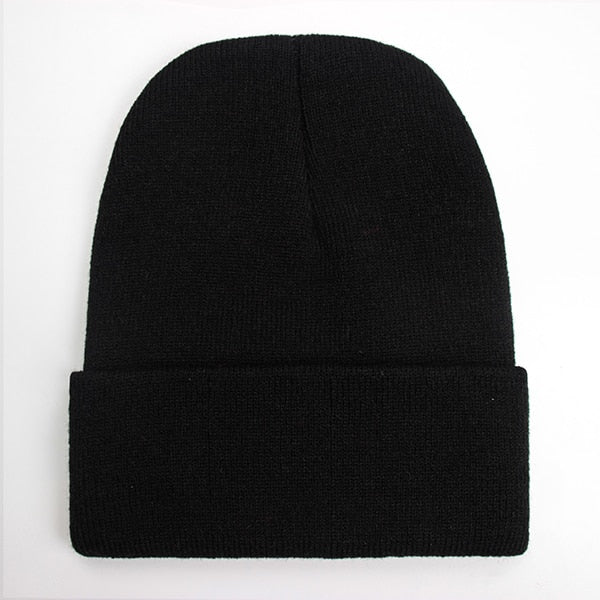 Solid Unisex Wool Cap