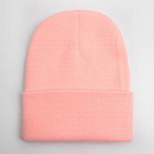 Solid Unisex Wool Cap