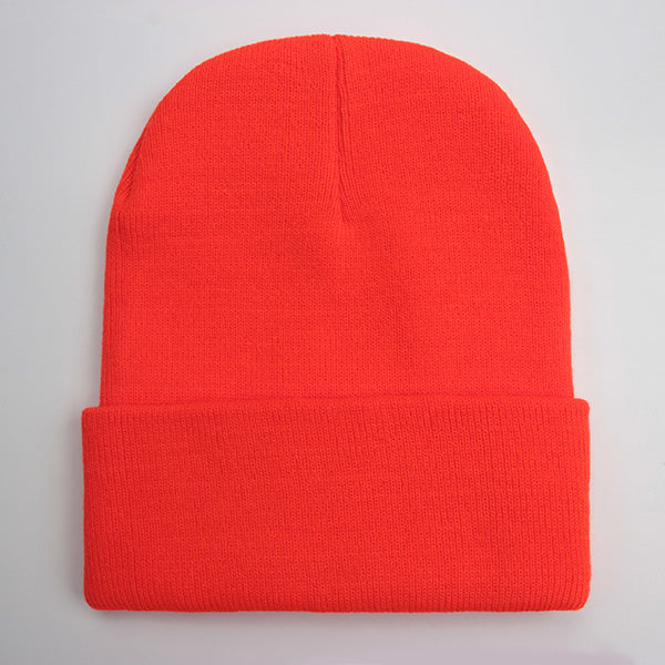 Solid Unisex Wool Cap